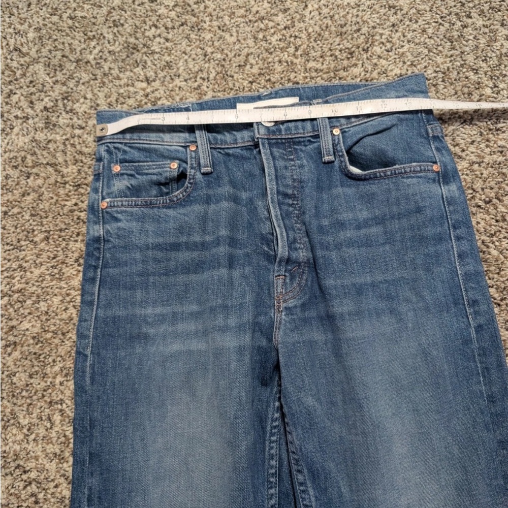 MOTHER SUPERIOR The Tomcat Kneeling in Stones Patches Jean Size 27 ret $285 - Picture 6 of 13